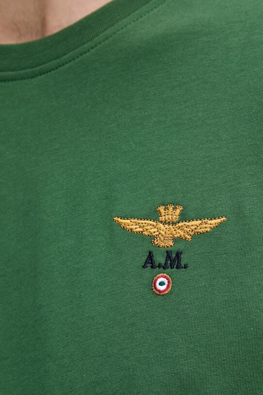 Aeronautica Militare t-shirt in cotone TS1580J372 verde