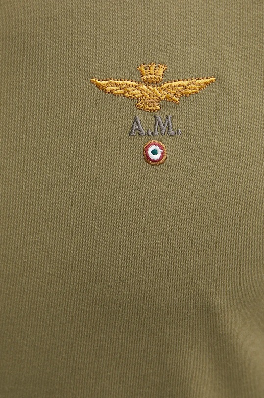 Хлопковая футболка Aeronautica Militare TS1580J372 зелёный