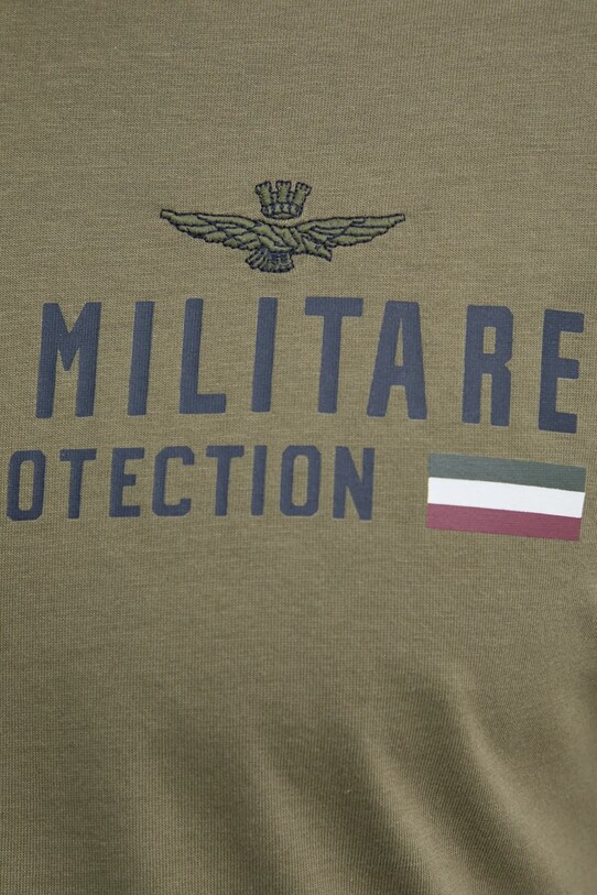 Aeronautica Militare t-shirt in cotone TS1942J538 verde