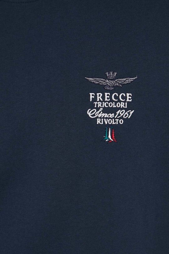 Βαμβακερό μπλουζάκι Aeronautica Militare TS2062J592 σκούρο μπλε