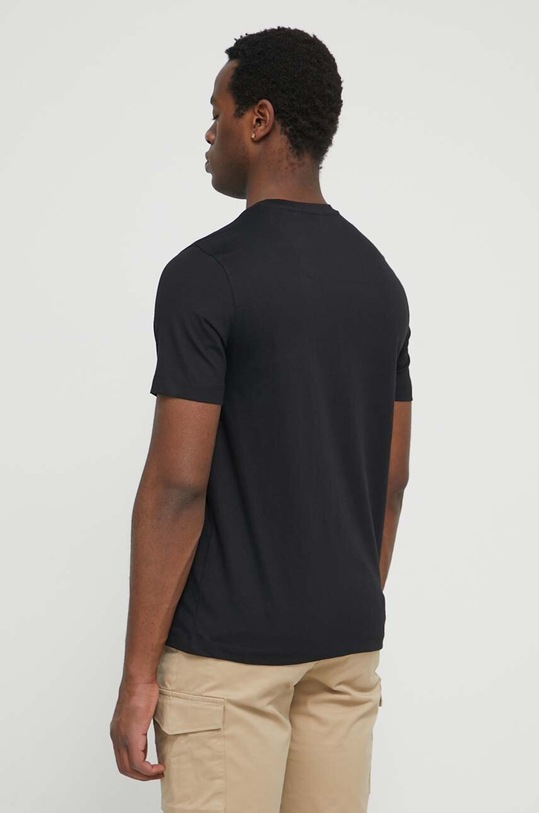 Ρούχα Βαμβακερό μπλουζάκι Aeronautica Militare TS2062J592 μαύρο