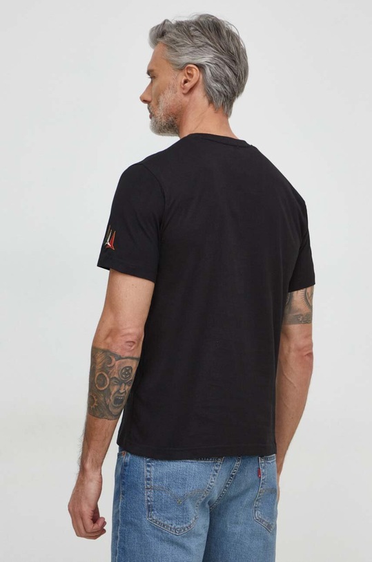 Oblečenie Bavlnené tričko Aeronautica Militare TS2216J641 čierna
