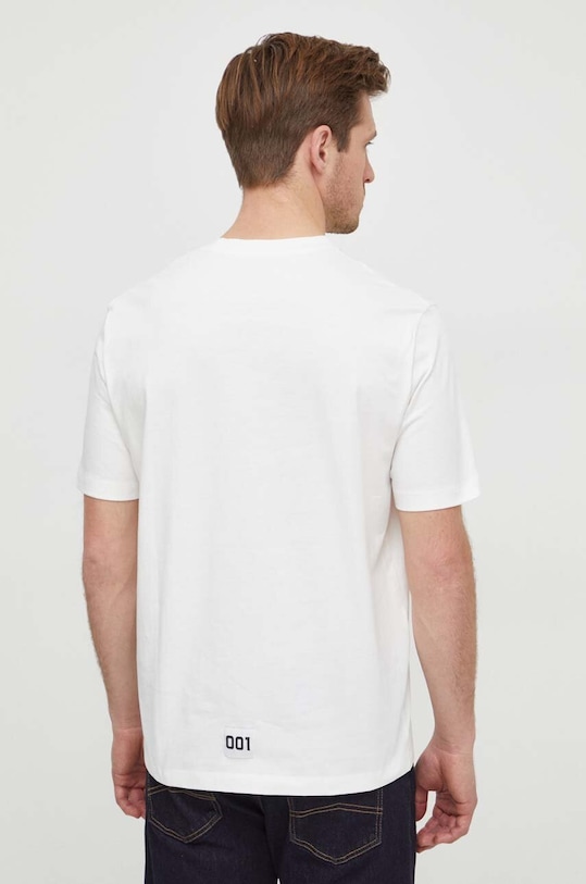 Odzież Armani Exchange t-shirt bawełniany 3DZTLE.ZJ9JZ beżowy