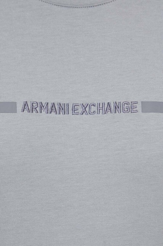Armani Exchange t-shirt bawełniany 3DZTLG.ZJ9JZ szary