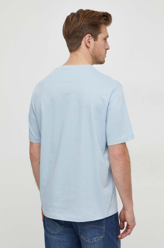 Odzież Armani Exchange t-shirt bawełniany 3DZTLG.ZJ9JZ niebieski