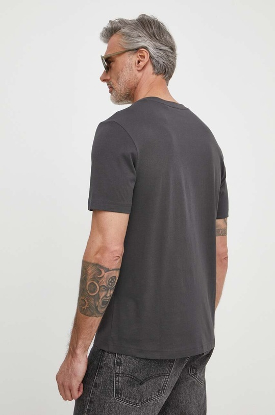 Odzież BOSS Green t-shirt bawełniany 50512866 szary