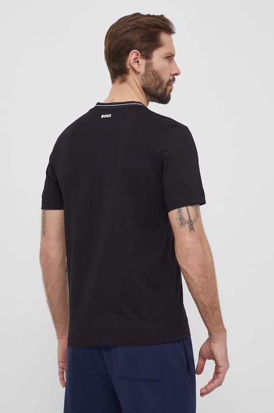 Odzież BOSS Green t-shirt bawełniany 50512867 czarny