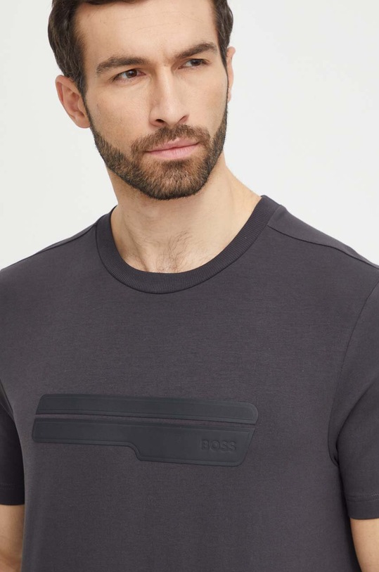 BOSS Green t-shirt szary 50513004