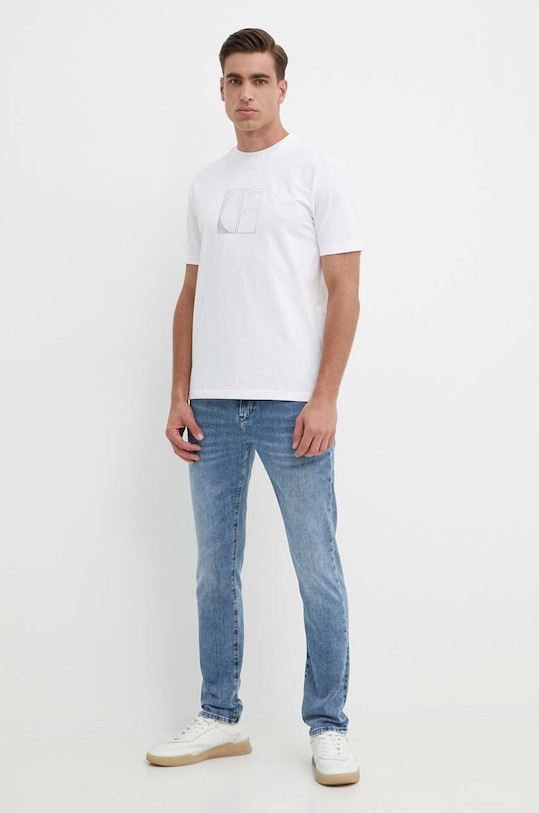 BOSS Green t-shirt 50513172 biały SS24