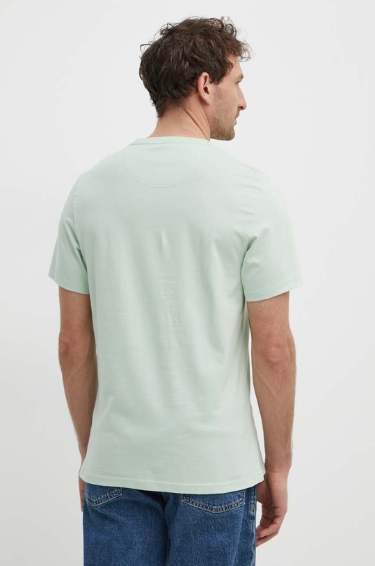 Odzież Barbour t-shirt bawełniany MTS0502 zielony