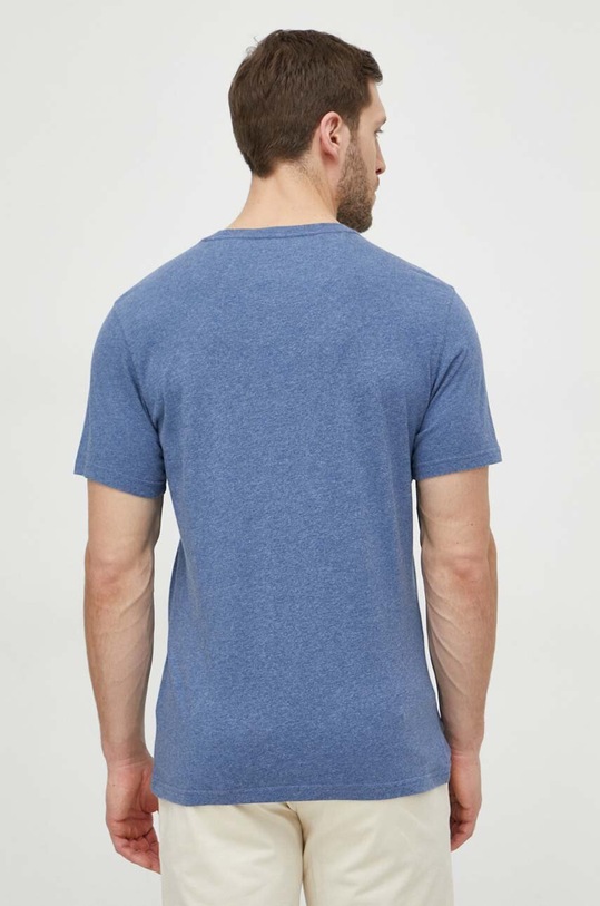 Oblačila Bombažna kratka majica Barbour MTS0670 modra