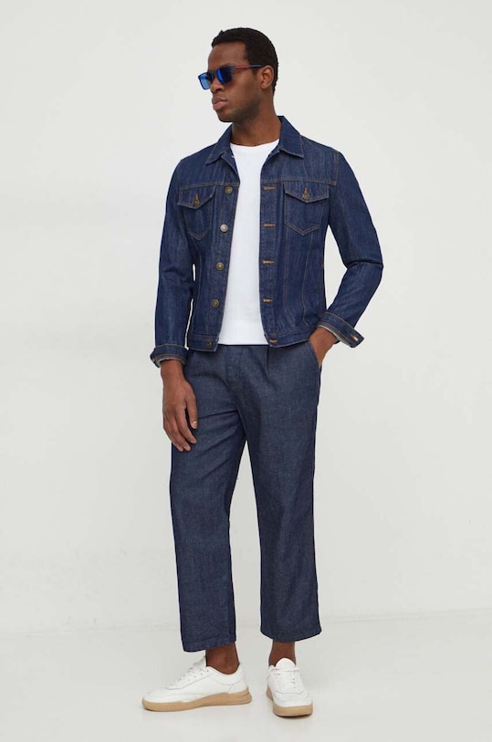 Bavlnené tričko Barbour MTS1119 biela SS24