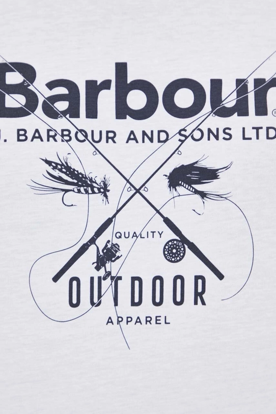 Barbour t-shirt bawełniany MTS1256 biały