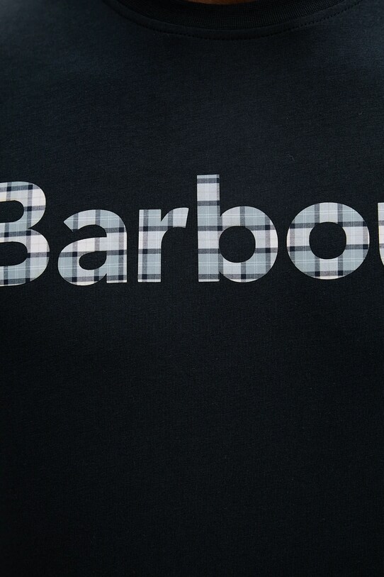 Barbour t-shirt bawełniany granatowy MTS1265