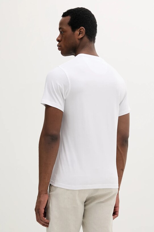 Odzież Barbour t-shirt bawełniany MTS1275 biały