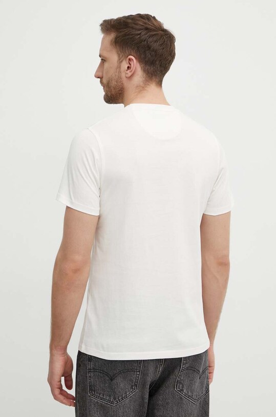 Odzież Barbour t-shirt bawełniany MTS1275 beżowy