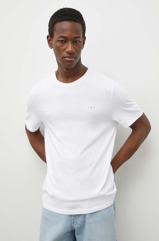 IRO tricou din bumbac alb MF19ANGELOW