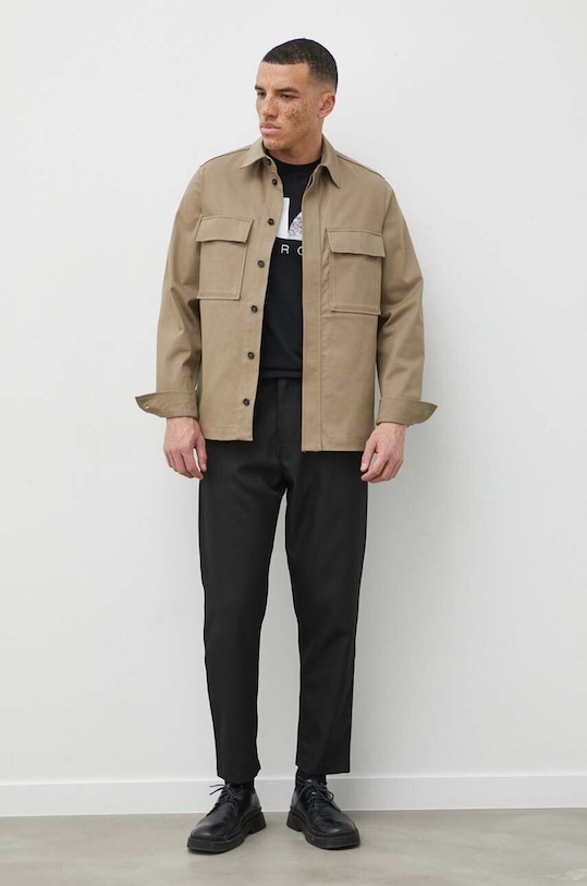 IRO tricou din bumbac MP19ORLANDO negru SS24