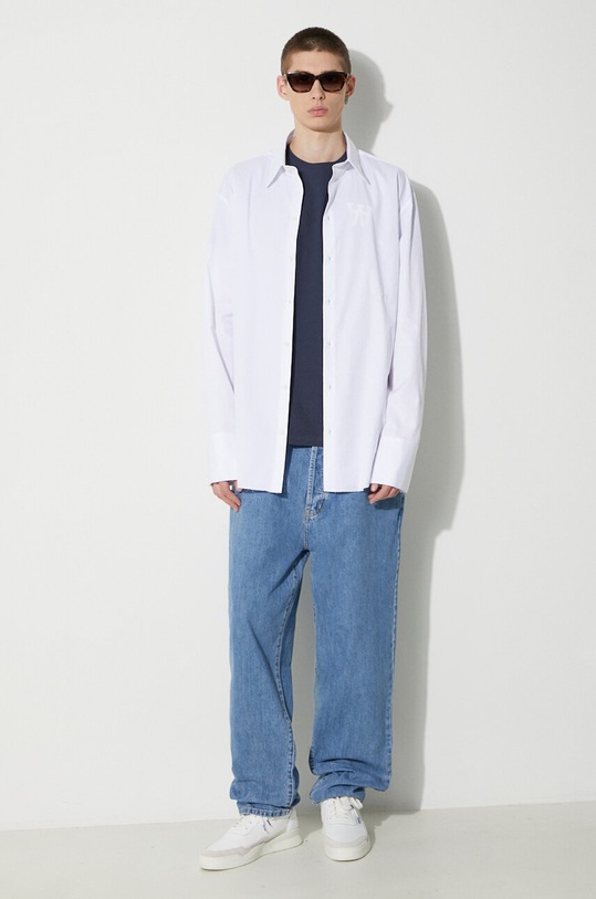 Wood Wood cotton t-shirt Ace AA Logo 10285709.2222 navy SS24