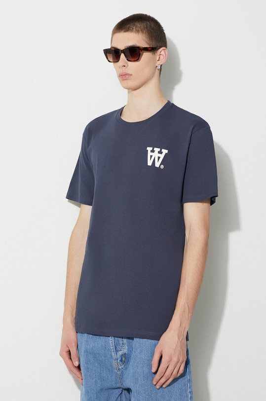 Wood Wood cotton t-shirt Ace AA Logo 10285709.2222 navy