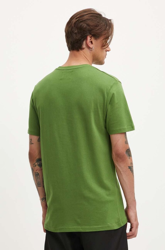 Odzież Wood Wood t-shirt bawełniany Ace AA Logo 10285709.2222 zielony