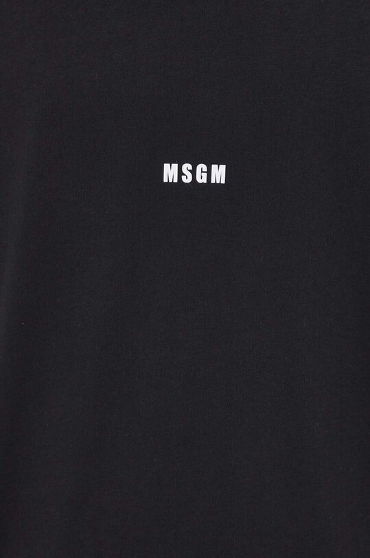 Бавовняна футболка MSGM 2000MM500.200002 чорний