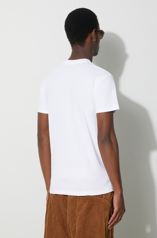 Odzież Carhartt WIP S/S American Script I029956.02XX biały
