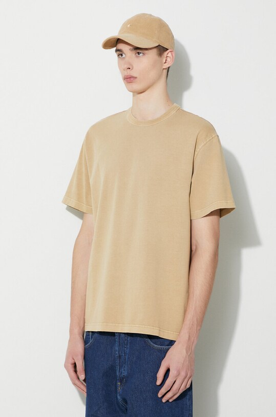 Carhartt WIP cotton t-shirt S/S Taos T-Shirt beige I032847.1YAGD