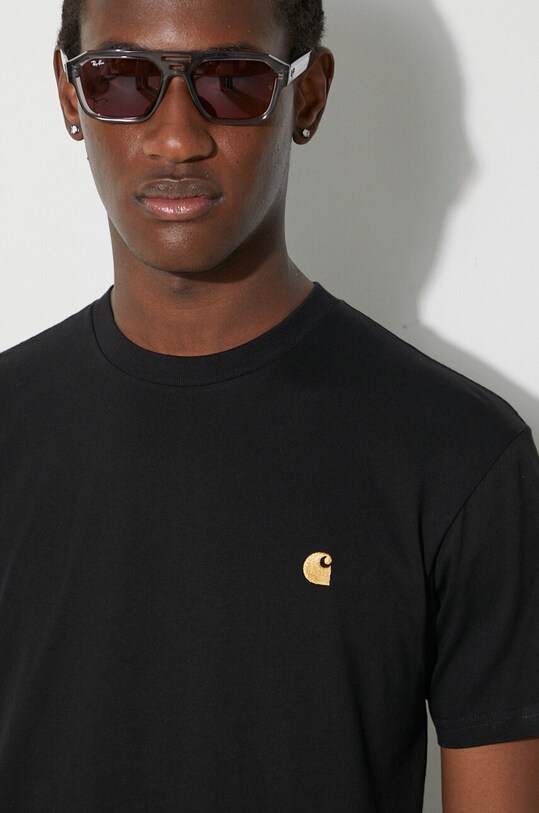 Carhartt WIP cotton t-shirt S/S Chase T-Shirt I026391.00FXX black