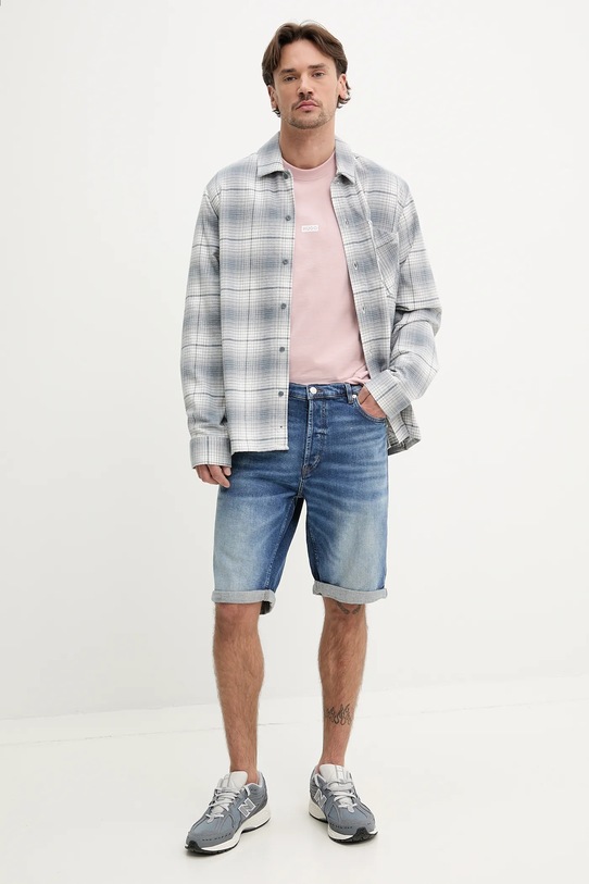 Hugo Blue t-shirt in cotone Nalono 50509776 rosa AA00