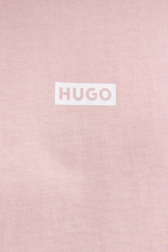 Hugo Blue t-shirt bawełniany 50509776 różowy