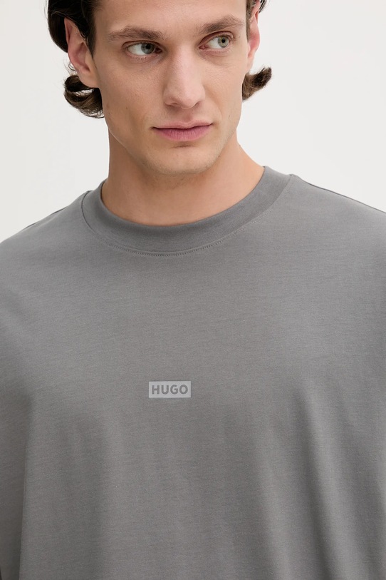 Pamučna majica Hugo Blue siva 50509776