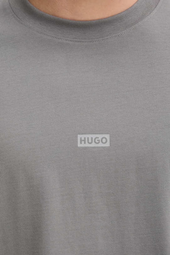 Bavlnené tričko Hugo Blue 50509776 sivá