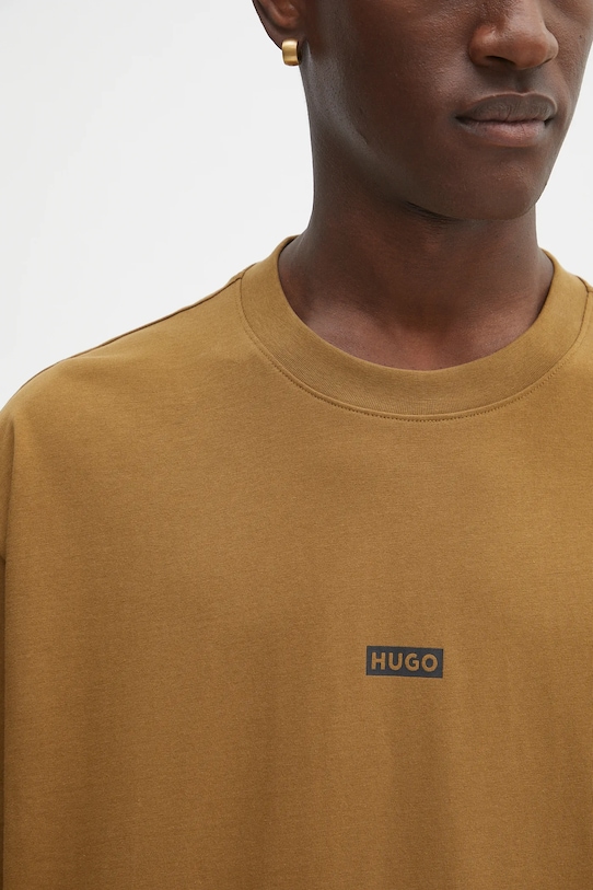 Bavlněné tričko Hugo Blue 50509776 zelená