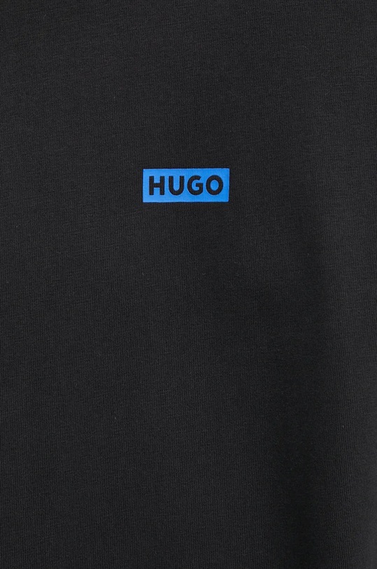 HUGO Blue tricou bărbătesc din bumbac Nalono negru 50509776