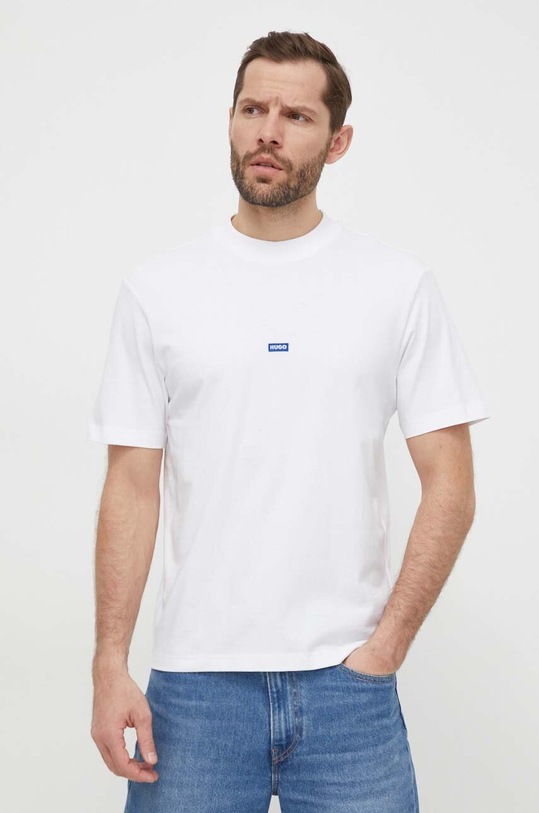 Odzież HUGO Blue t-shirt bawełniany 50509991 biały