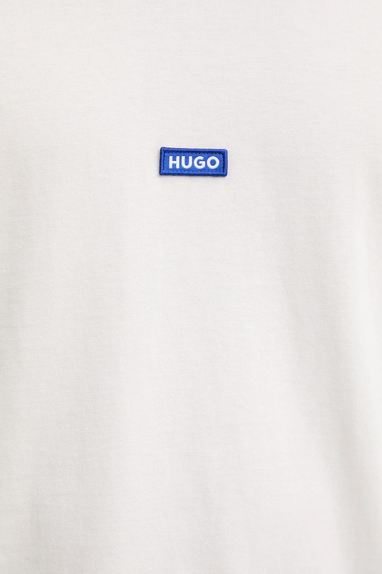 Hugo Blue t-shirt bawełniany 50509991 beżowy