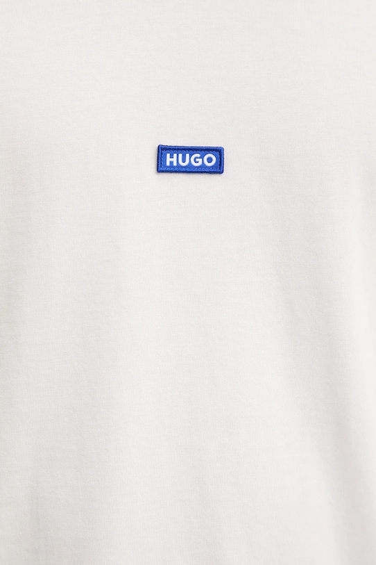 Hugo Blue t-shirt bawełniany 50509991 beżowy