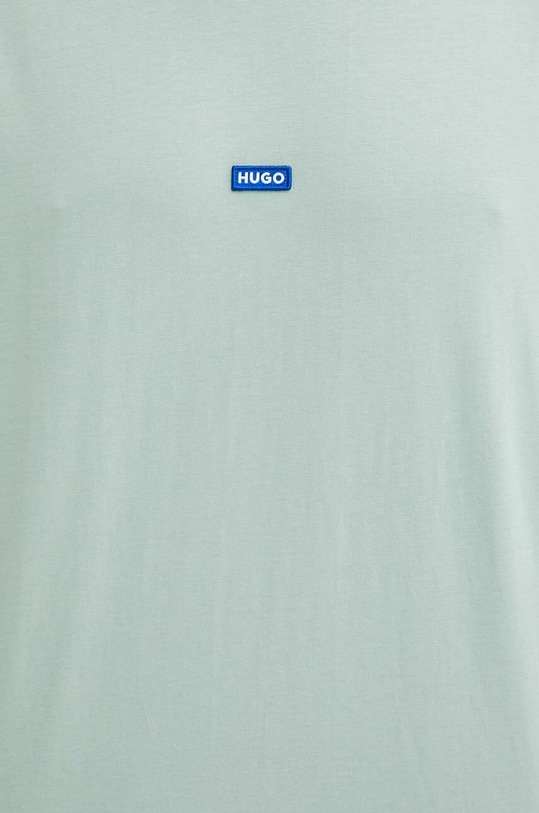 Hugo Blue t-shirt bawełniany 50509991 turkusowy