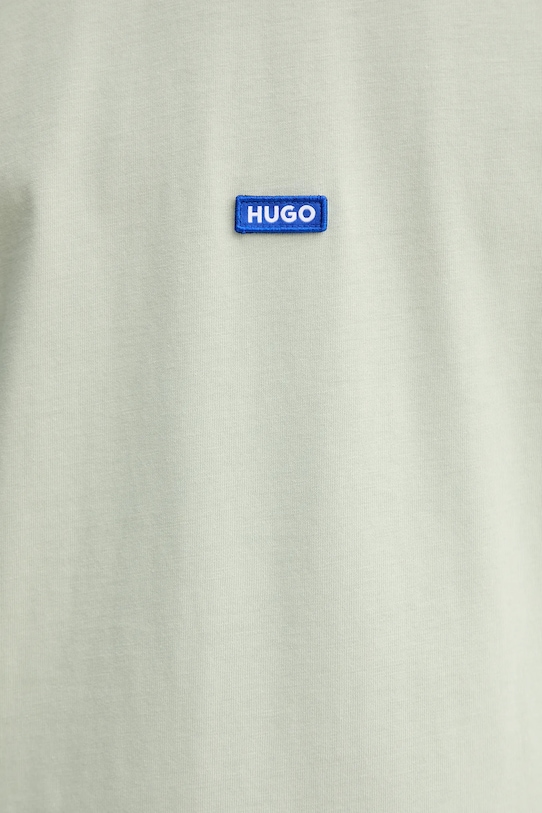 Hugo Blue t-shirt bawełniany 50509991 zielony