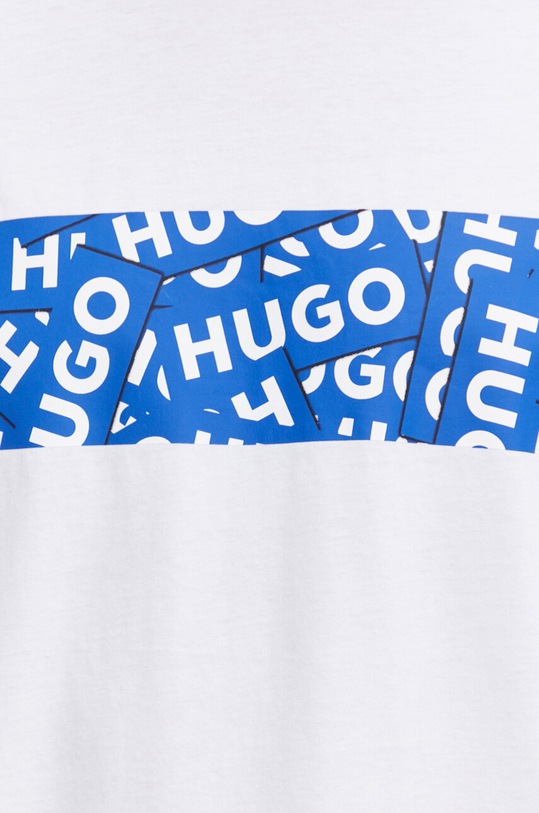 HUGO Blue t-shirt bawełniany 50515203 biały