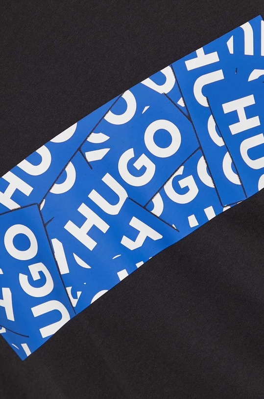 HUGO Blue t-shirt bawełniany 50515203 czarny