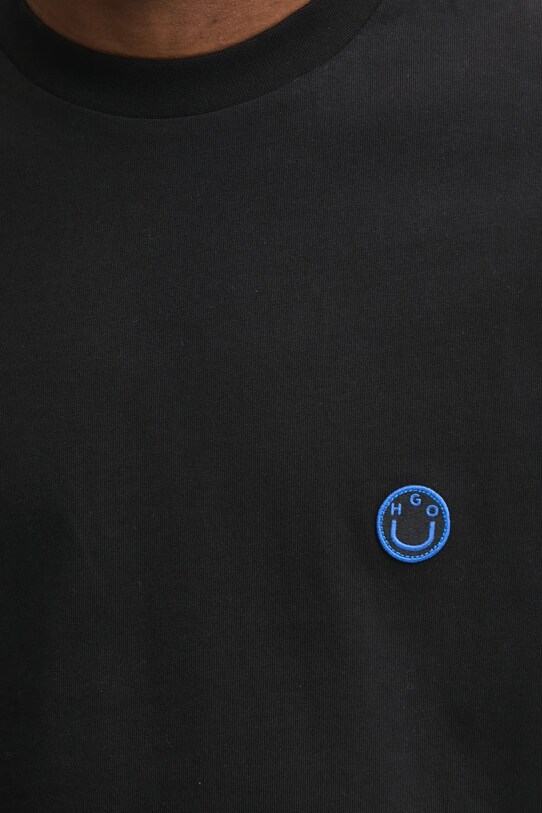 HUGO Blue t-shirt bawełniany 50519984 czarny