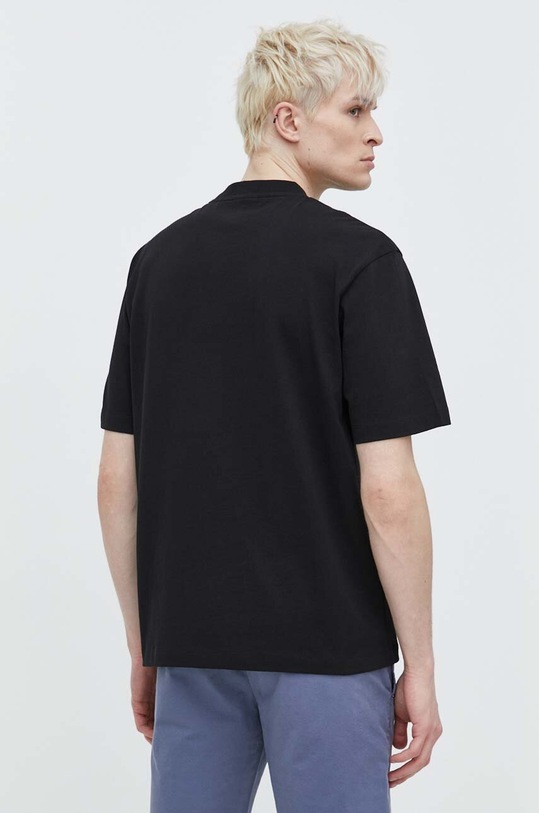 Одяг Бавовняна футболка Hugo Blue 50519984 чорний