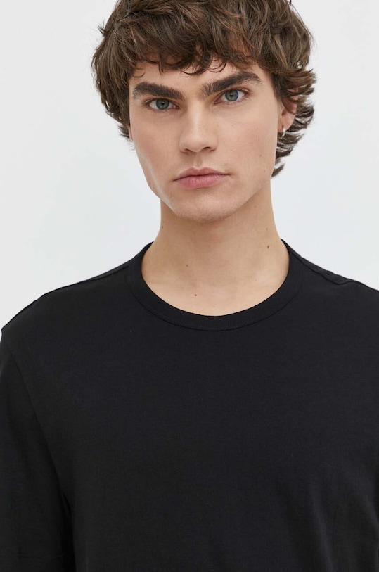 Бавовняна футболка Hugo Blue 3-pack бавовна чорний 50522382