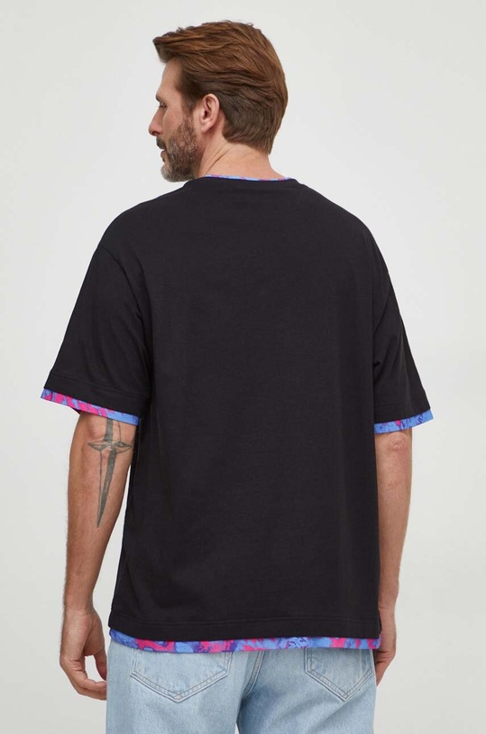 Odzież Versace Jeans Couture t-shirt bawełniany 76GAH605.J0001 czarny