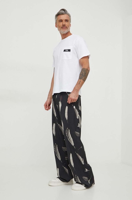 Versace Jeans Couture t-shirt in cotone 76GAHE05.CJ00E bianco SS24