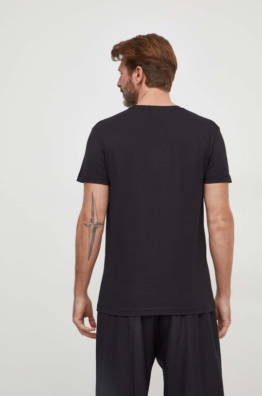 Odzież Versace Jeans Couture t-shirt bawełniany 76GAHG00.CJ00G czarny