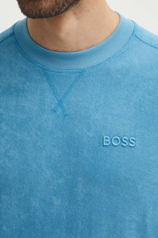 Бавовняна футболка Boss Orange блакитний 50511084