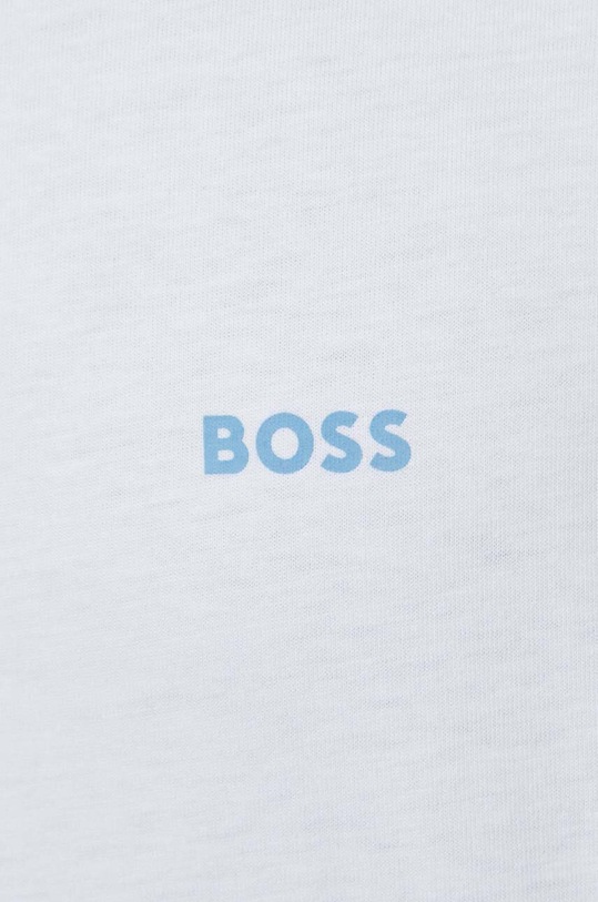 Βαμβακερό μπλουζάκι Boss Orange 50515357 λευκό